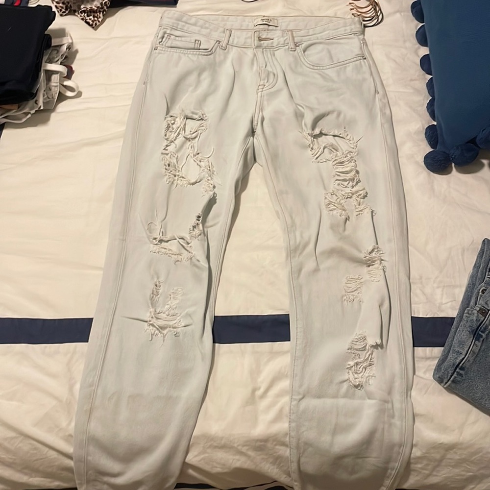 Distressed forever 21 jeans